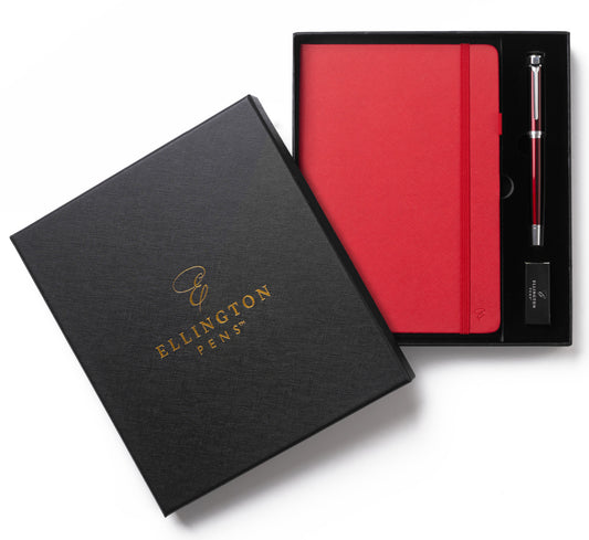 Scarlet Slate Journal and Pen Gift Set