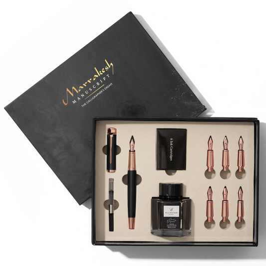 Midnight Rose Marrakesh Calligraphy Set