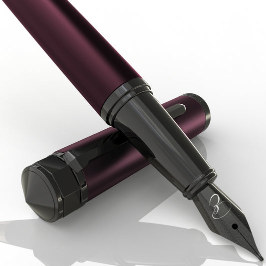 Imperial Flame Matte Fountian Pen