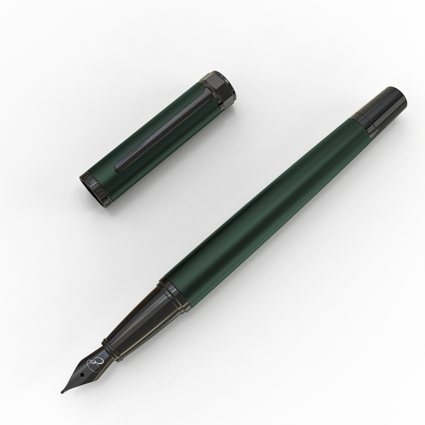 Shadow Pine Matte Fountain Pen