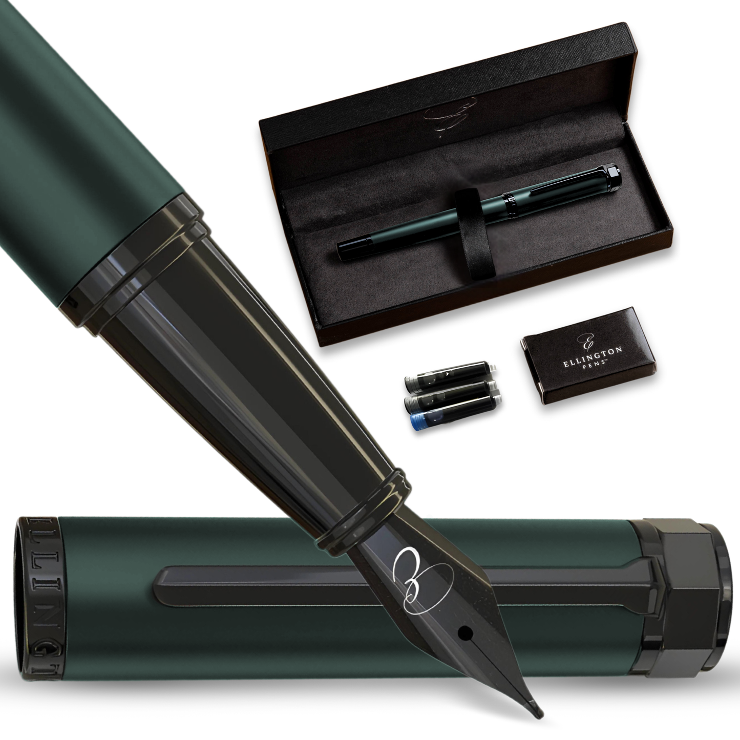 Shadow Pine Matte Fountain Pen