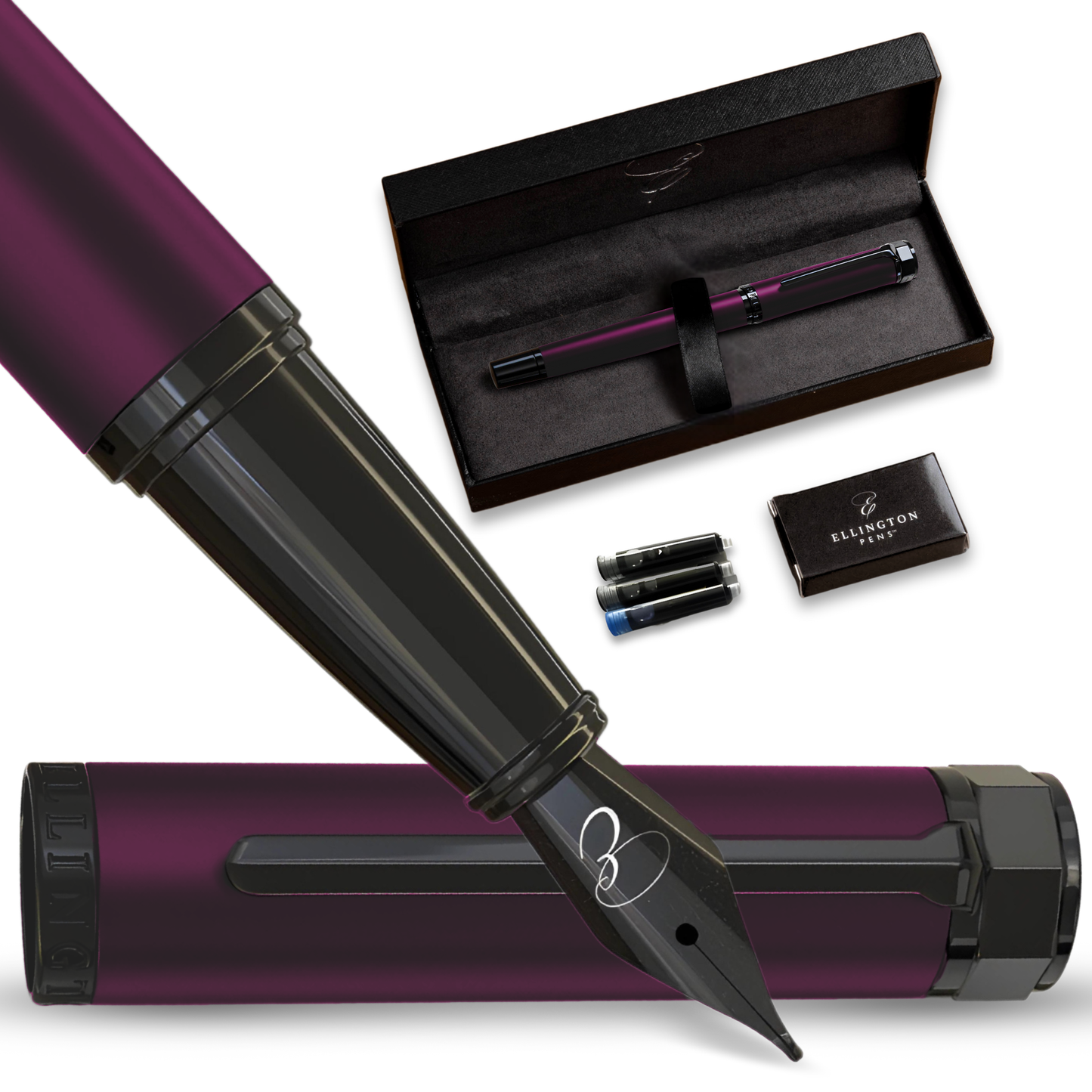 Imperial Flame Matte Fountian Pen