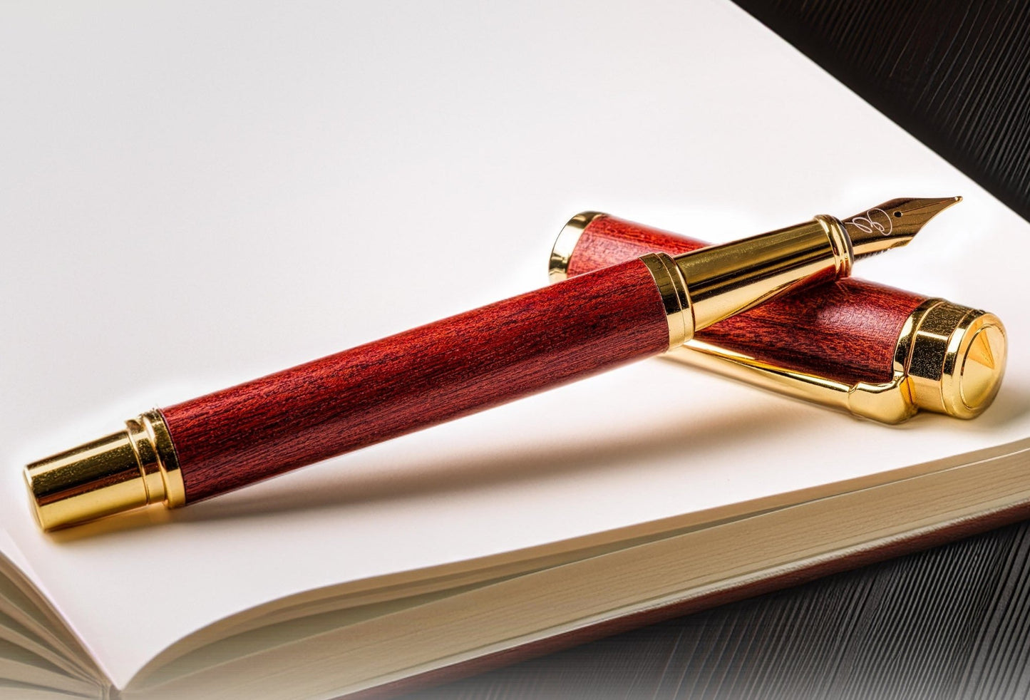 Rosewood Radiance Fountain Pen