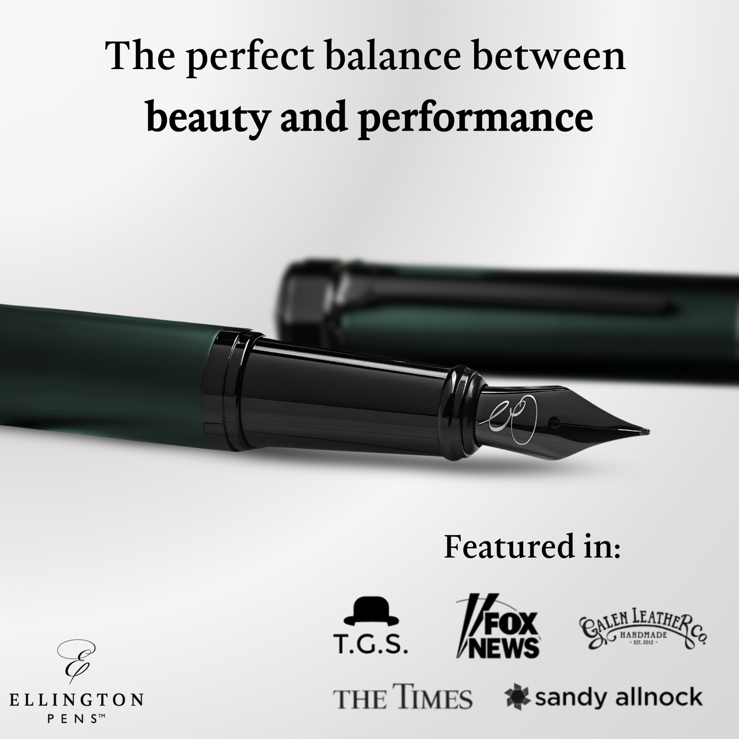 Shadow Pine Matte Fountain Pen