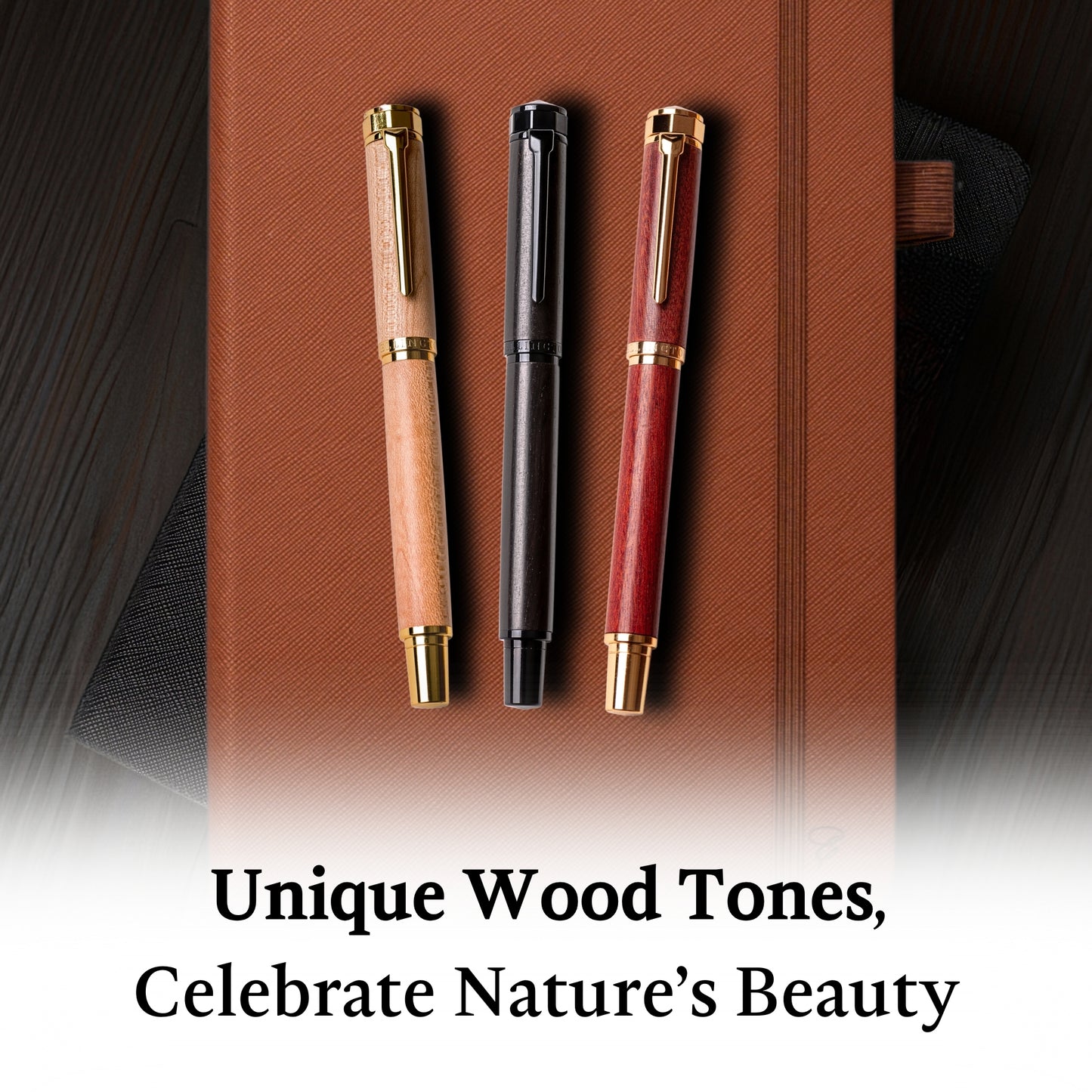 Ebon Elegance Blackwood Fountain Pen