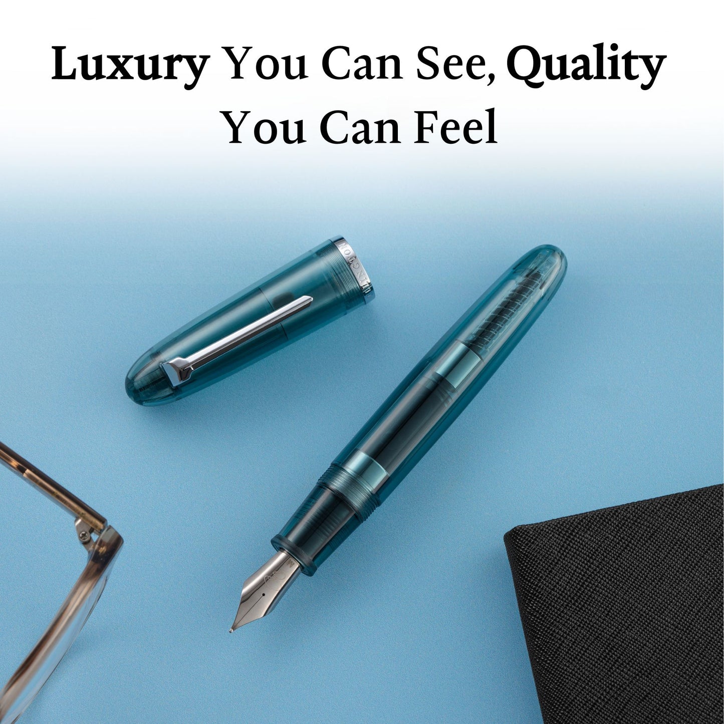 Azure Clarity - Transparent Fountain Pen