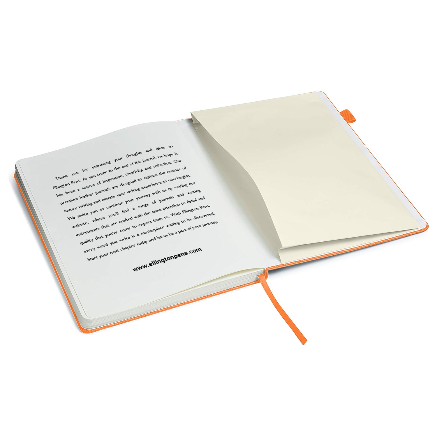 Orange Journal - PU Saffiano Leather journal