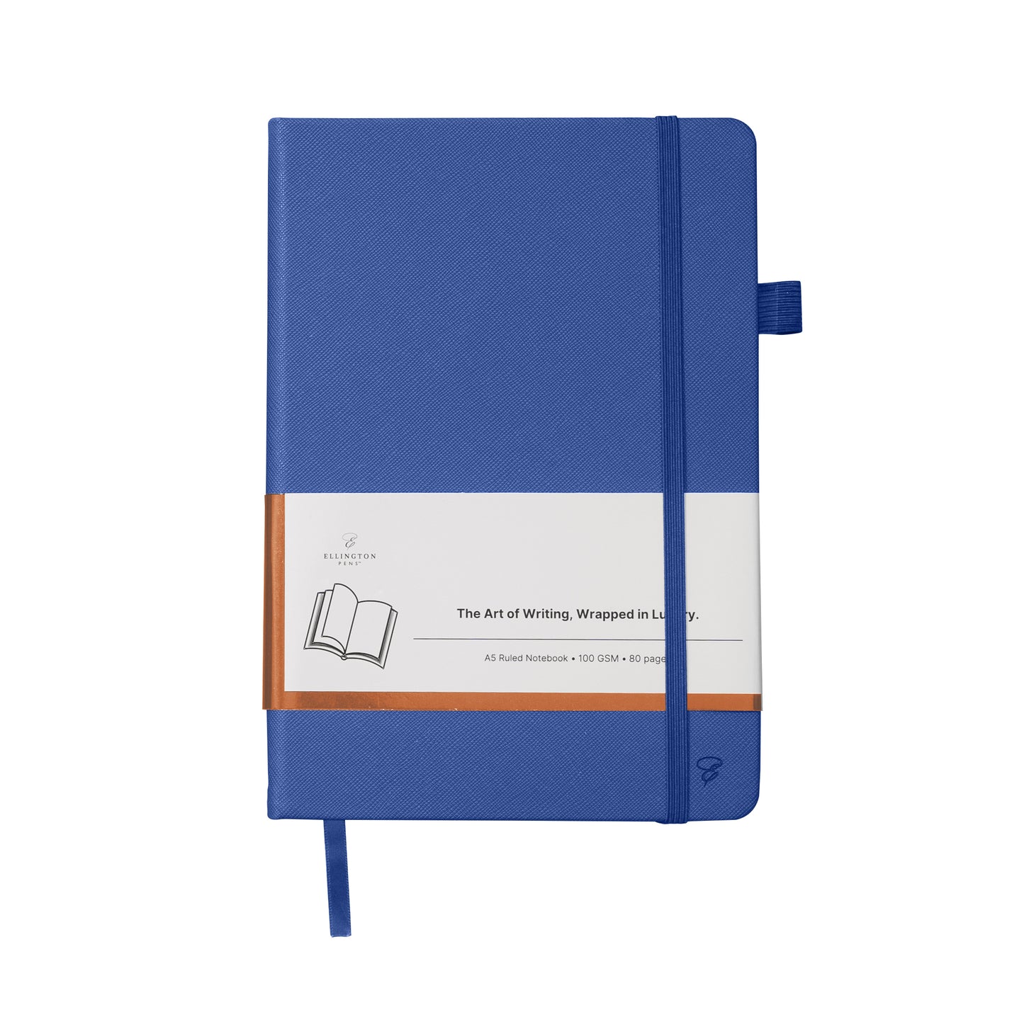 Blue Journal - PU Saffiano Leather journal