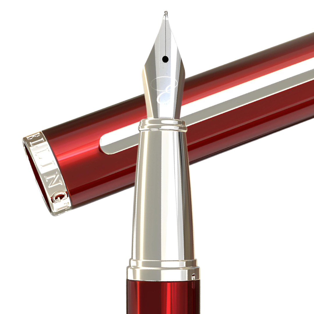 Scarlet Slate Fountain Pen